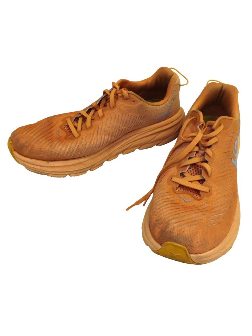 Hoka One One Womens Rincon 3 Running Shoes Size 10B Orange Lightweight Mesh